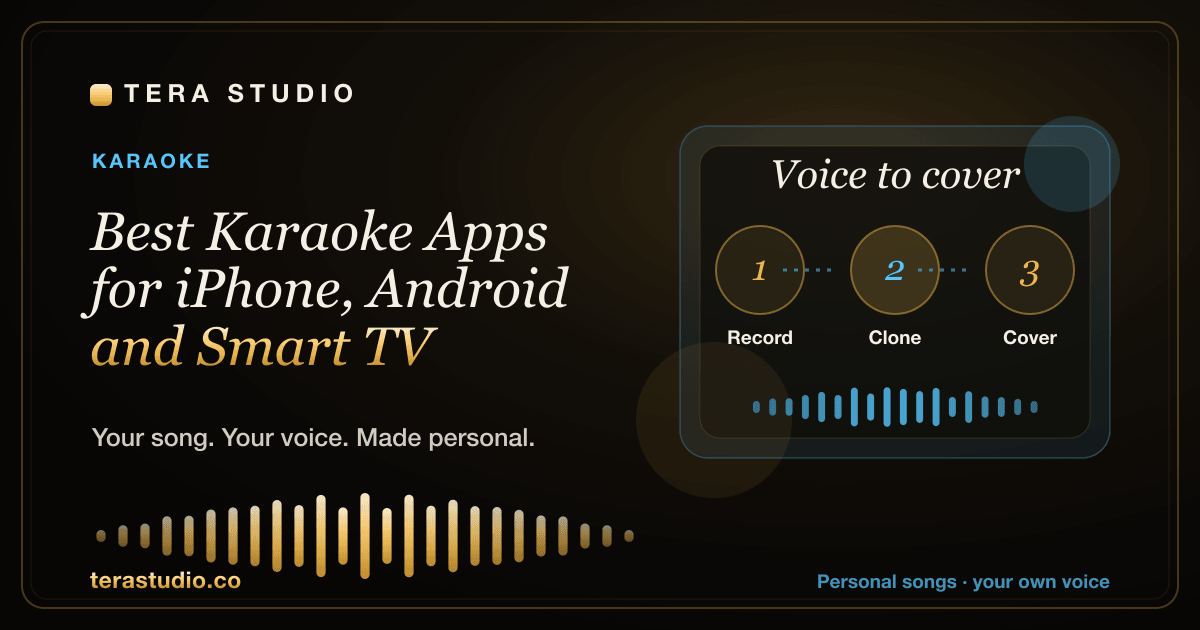 Best Karaoke Apps for iPhone, Android and Smart TV — Tera Studio