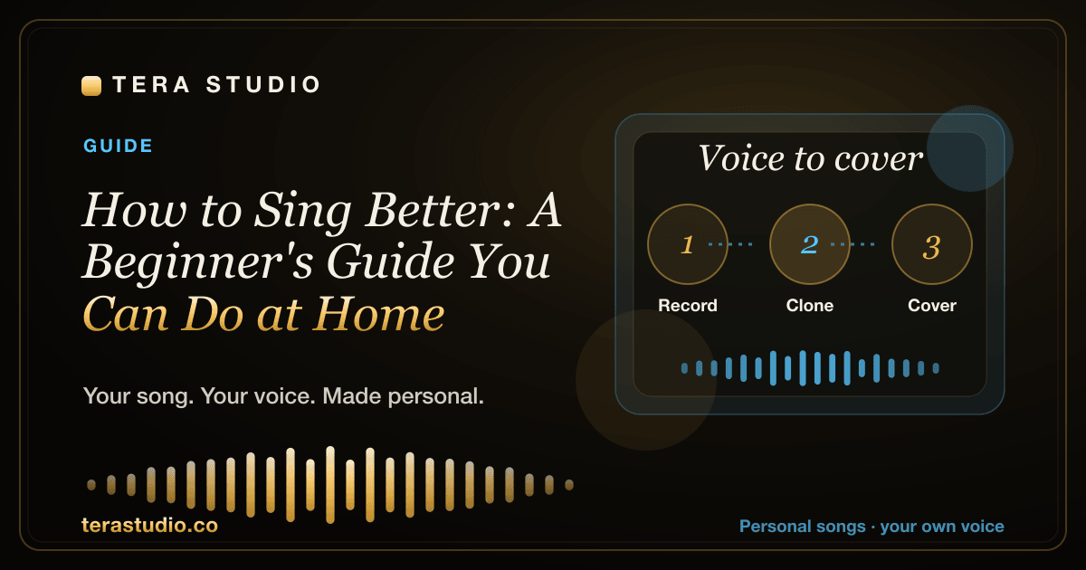 How to Sing Better: A Beginner's Guide You Can Do at Home — Tera Studio