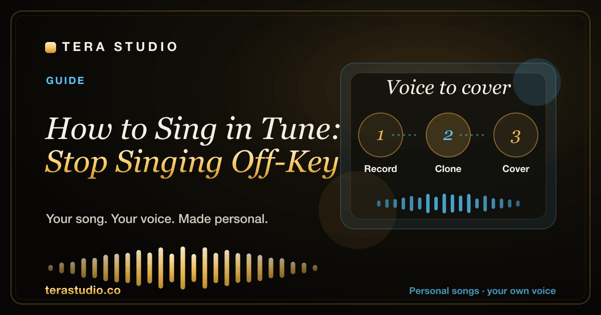 How to Sing in Tune: Stop Singing Off-Key — Tera Studio