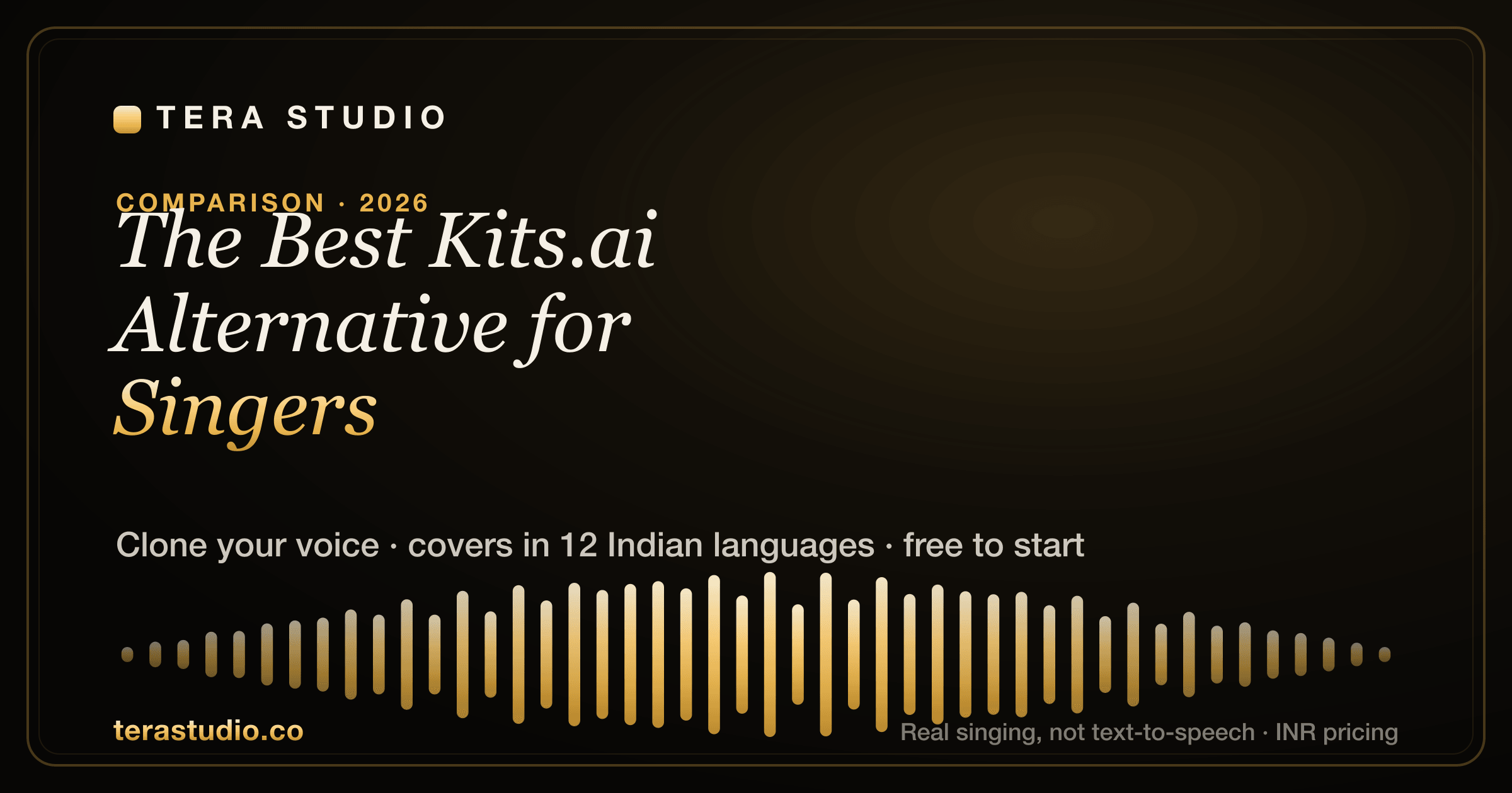 The Best Kits.ai Alternative for Singers (2026) — Tera Studio