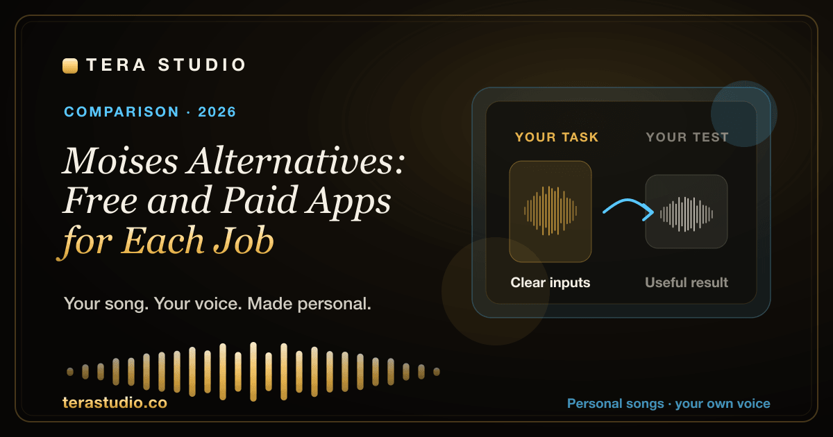 Moises Alternatives: Free and Paid Apps for Each Job — Tera Studio