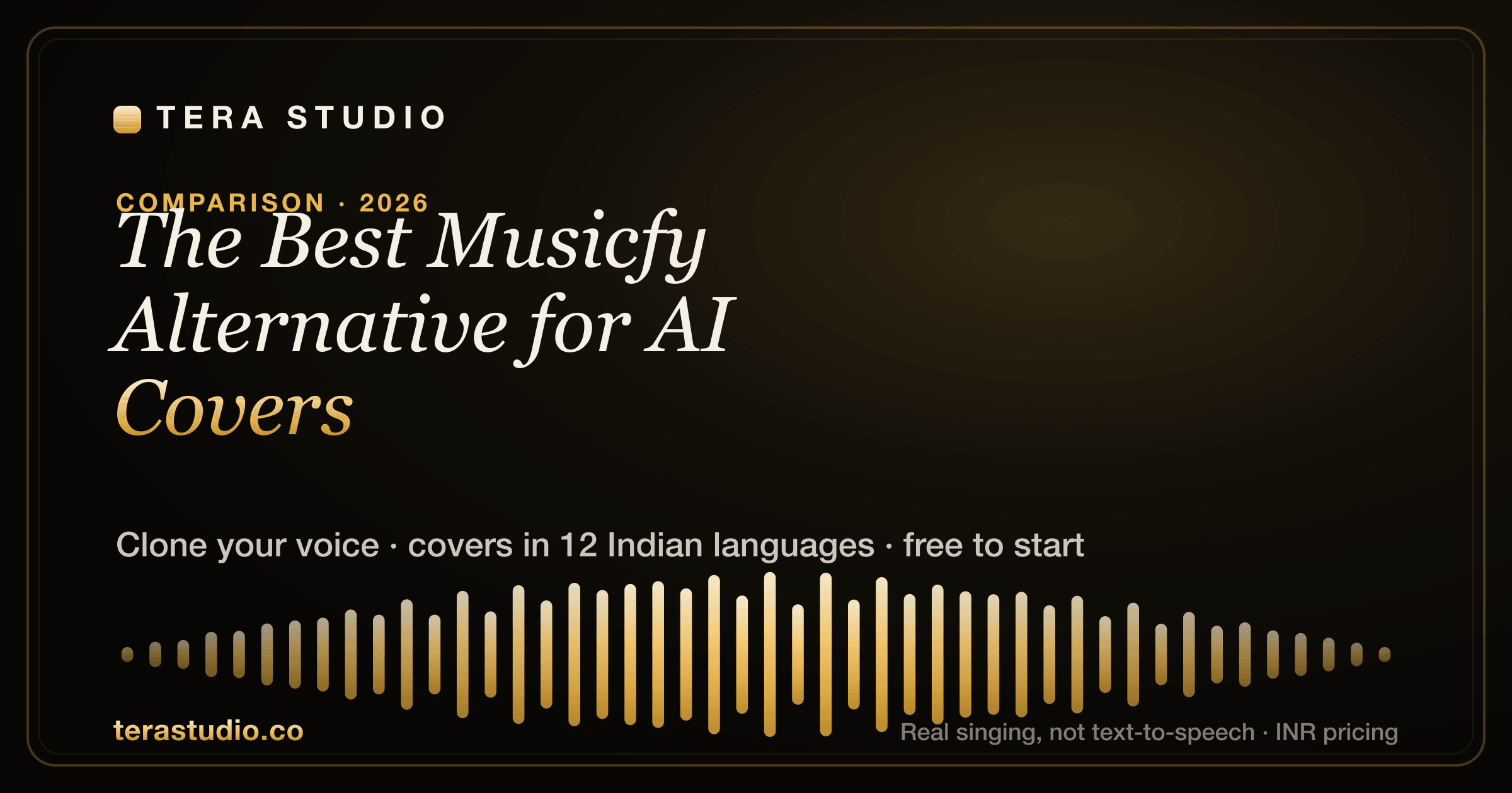 The Best Musicfy Alternative for AI Covers (2026) — Tera Studio