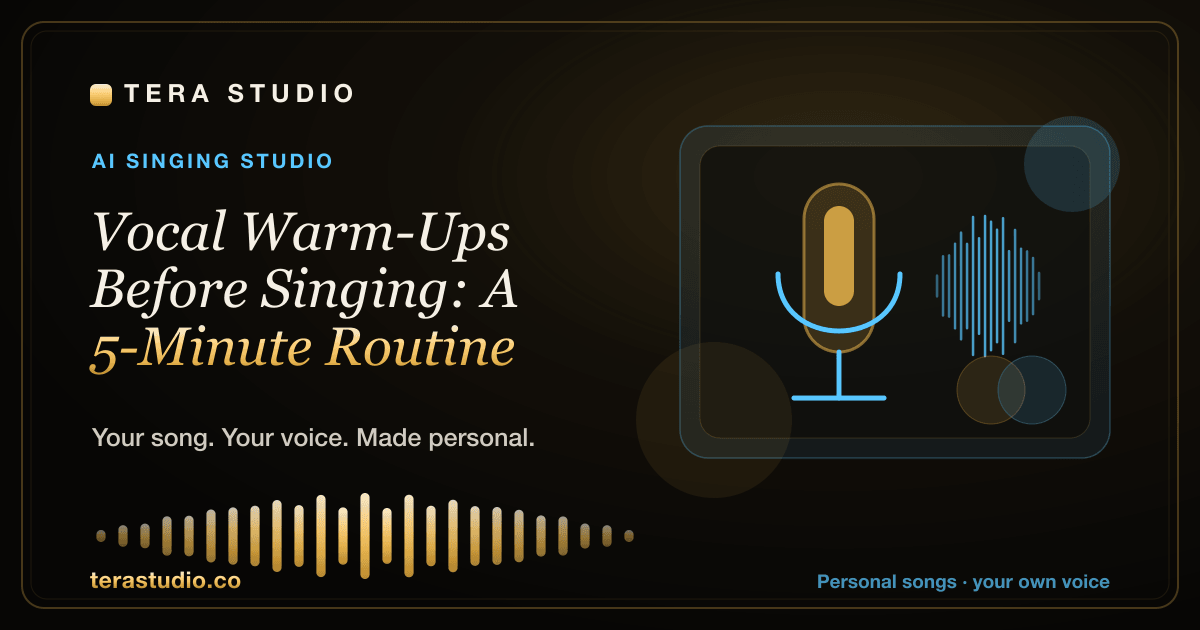 Vocal Warm-Ups Before Singing: A 5-Minute Routine — Tera Studio