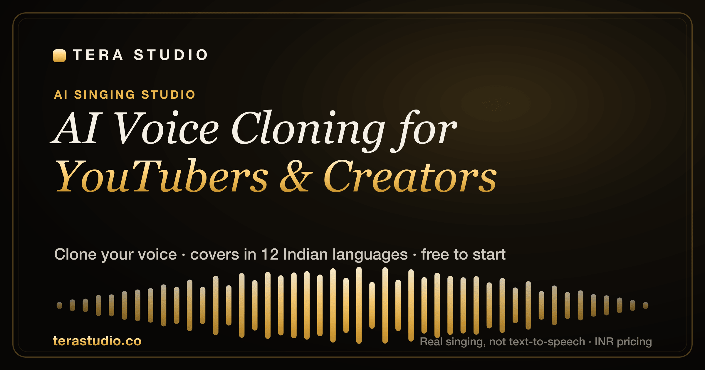 AI Voice Cloning for YouTubers & Creators (2026 Guide) — Tera Studio